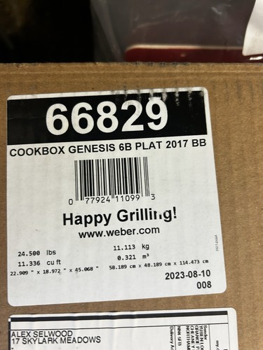 Cookbox for weber genesis - for,