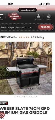 Weber slate bbq 76cm - weber,